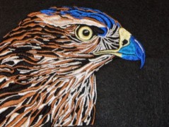 Meditační polštář s výšivkou