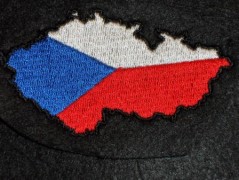 Meditační polštář s výšivkou