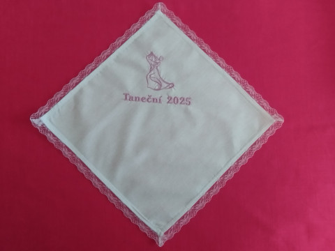 Kapesníčky do tanečních s výšivkou taneční 