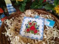 Malovaná kachle folklor/květy