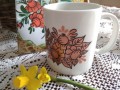 Porcelánový hrnek ručně malovaný