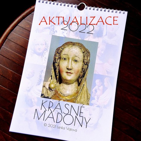 Kalendář 2026 - KRÁSNÉ MADONY barva barvy měsíční a4 madona ježíšek kalendář závěsný jezulátko nástěnný 2022 