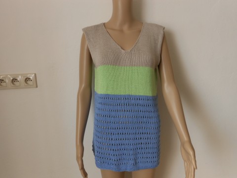 Letní top 100% bambus sleva z 700,- zelená modrá halenka bambus šedá top 