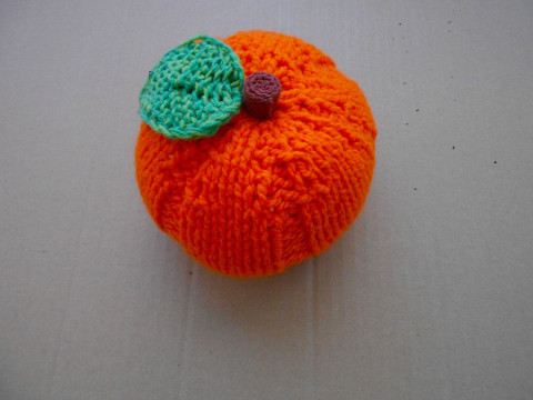 Pletená dýně velká sleva z 130,- Kč oranžová podzim dýně halloween 