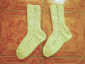 Pletené ponožky s vlnou vel. 38-39