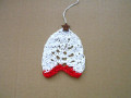 Pletený zvoneček k zavěšení