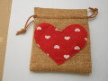 Dárkový pytlík se srdíčkem