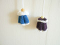 Pletený zvoneček k zavěšení