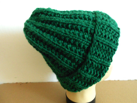 Dětská čepice merino zelená čepice dětská merino 