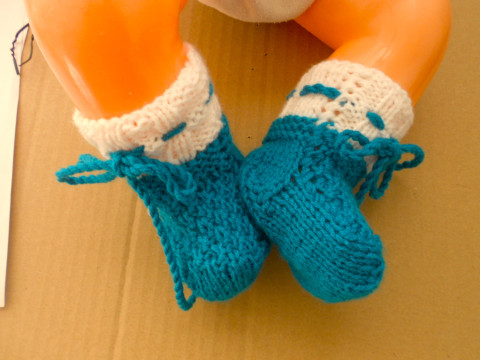 Kojenecké ponožky 3-5 měsíců růžová bílá akryl ponožky melír capáčky 