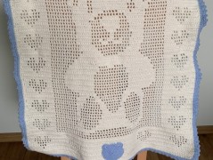 Háčkovaná dečka pro miminka