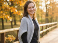 Pletená vesta - barva světle šedá