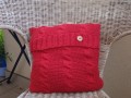 pletený polštář jahůdka