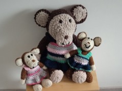 Mochomůrky - vánoční ozdoba