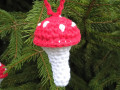 Mochomůrky - vánoční ozdoba