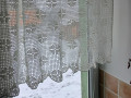 záclonka - čtyřlístky