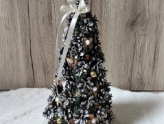 Srdce bíložluté s kopretinami