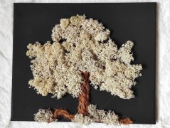 Srdce bíložluté s kopretinami