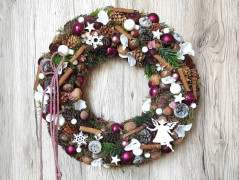 Srdce bíložluté s kopretinami