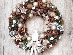 Srdce bíložluté s kopretinami