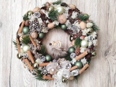 Srdce bíložluté s kopretinami