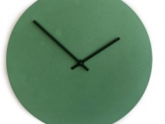 Betonové hodiny - karamel