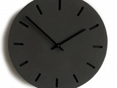 Betonové hodiny - karamel