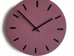 Betonové hodiny - karamel