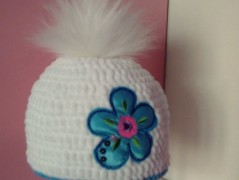 Náramek z min.tyrkenit s motýlkem