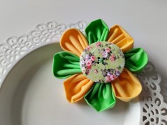 Náramek z min.tyrkenit s motýlkem