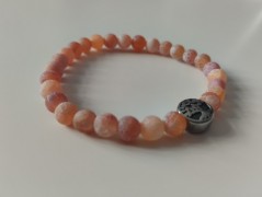 Náramek z min.tyrkenit s motýlkem