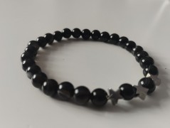 Náramek z min.tyrkenit s motýlkem