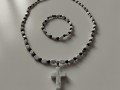 Náhrdelník+náramek z magnezitu