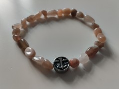 Náramek z min.tyrkenit s motýlkem