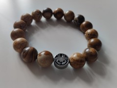 Náramek z min.tyrkenit s motýlkem