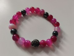 Náramek z min.tyrkenit s motýlkem