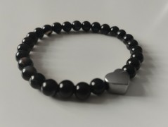 Náramek z min.tyrkenit s motýlkem