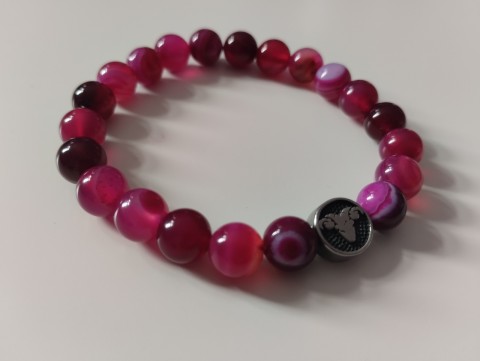 Náramek z achátu pro znamení berana náramek růžová znamení berana 
