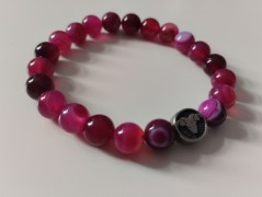 Náramek z min.tyrkenit s motýlkem