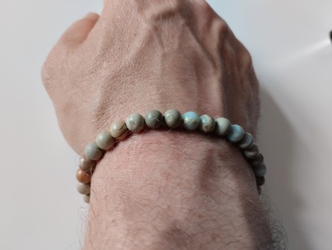 Náramek z minerálu jaspis aqua terr náramek jaspis aqua terra 