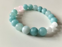 Náramek z min.tyrkenit s motýlkem