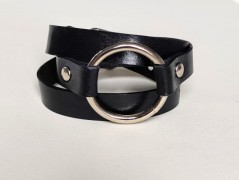 Pánský kožený nátepník, šíře 5 cm