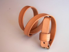 Pánský kožený nátepník, šíře 5 cm