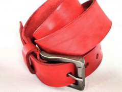 Pánský kožený nátepník, šíře 5 cm