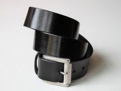 Pánský kožený nátepník, šíře 5 cm