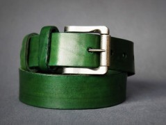 Pánský kožený nátepník, šíře 5 cm