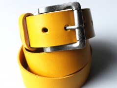 Pánský kožený nátepník, šíře 5 cm