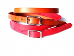 Pánský kožený nátepník, šíře 5 cm