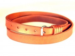 Pánský kožený nátepník, šíře 5 cm