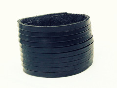 Pánský kožený nátepník, šíře 5 cm